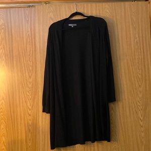 Black long cardigan